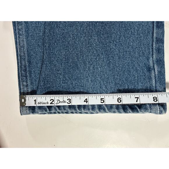 Wrangler Five Star Premium Jeans Mens 42x30 Relaxed Straight Medium Blue Denim - Picture 7 of 7